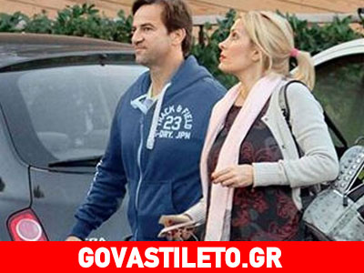 Μενεγάκη: Με «καυτό» μίνι και φουσκωμένη κοιλίτσα για ψώνια με τον Ματέο!